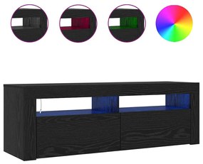 vidaXL Ντουλάπι TV Μαύρο 120 x 35 x 40 εκ. Επεξεργασμένο ξύλο