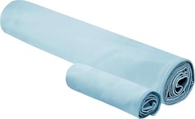 vidaXL Σύνολο πετσέτας αθλητισμού 2 pcs Μπλε ύφασμα