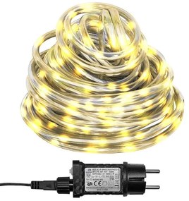 Xmasfest Φωτοσωλήνας Με 400 LED Θερμό Λευκό 20m Με 8 Προγράμματα IP44 93-3493