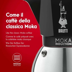 Ιταλικη καφετιερα Bialetti 0006934/NP Μαύρο Αλουμίνιο