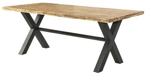 Τραπέζι Κήπου FIR-T-X 02-00-1289 190x90x76cm Anthracite-Oak