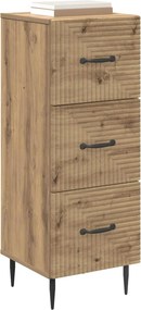 vidaXL Ντουλάπι με Συρτάρια 33 x 34,5 x 89,5 εκ Επεξεργασμένο Ξύλο