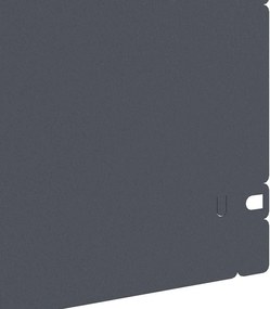 vidaXL Περιγράμματα γκαζόν 10 pcs Ανθρακί 103 x 0,05 x 22 εκ Ατσάλι