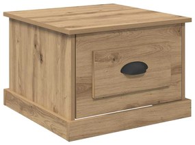 vidaXL Τραπεζάκι σαλονιού with Drawer artisan δρυς 50 x 50 x 35 cm