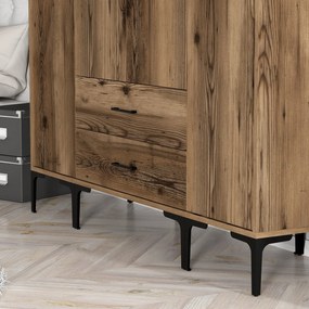 Τετραφυλλη Ντουλαπα Καρυδια KUMSAL 47.5x160x201.4