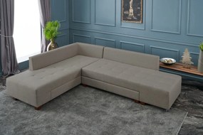 Corner Sofa-Bed Manama Corner Sofa Bed Left - Cream Cream