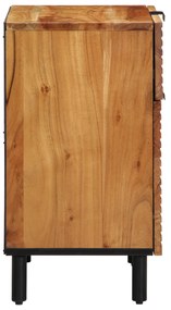 vidaXL Κομοδίνο  50x33x60 εκ Από μασίφ ξύλο ακακίας