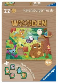 Παζλ Ravensburger Wooden 22 Τεμάχια