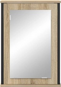vidaXL Ντουλάπα Καθρέφτη Δρύς Sonoma 42 x 12 x 60 εκ.