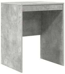 vidaXL Γραφείο Γκρι σκυροδέματος 60 x 50 x 76 εκ. Επεξεργασμένο ξύλο
