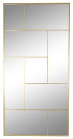 Τοίχο καθρέφτη Home ESPRIT Χρυσό 90 x 2 x 180 cm