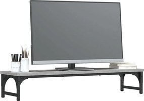 vidaXL Βάση Οθόνης Γκρι Sonoma 85x23x15,5 εκ. από Επεξεργασμένο Ξύλο