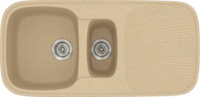 Sanitec Classic 301 (97×50) - Γρανιτένιος νεροχύτης - Granite Cappuccino