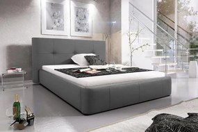 Επενδυμένο κρεβάτι Elent-200 x 200 -Λευκό