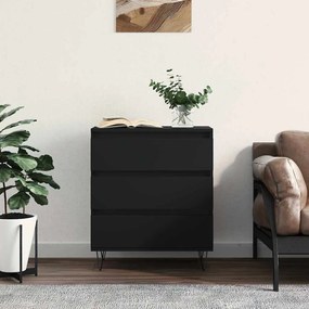 vidaXL Ντουλάπι Μαύρο 60x35x70 εκ. από Επεξεργασμένο Ξύλο