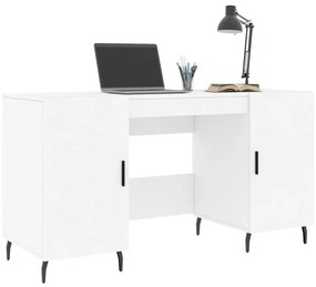 vidaXL Γραφείο Λευκό 140 x 50 x 75 εκ. από Επεξεργασμένο Ξύλο