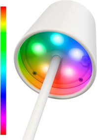 GOOBAY επιτραπέζιο φωτιστικό 73928, RGB, επαναφορτιζόμενο, λευκό