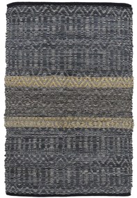 STRIPE ΧΑΛΙ ΔΕΡΜΑ ΓΚΡΙ ΜΠΕΖ 60x90cm - 020503 - 020503