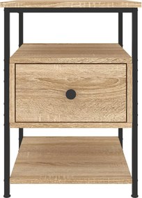 vidaXL Κομοδίνα 2 τεμ. Sonoma Δρυς 40 x 42 x 56 εκ. από Επεξεργ. Ξύλο