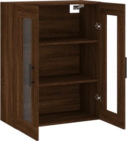 vidaXL Ντουλάπι Τοίχου Καφέ Δρυς 69,5 x 34 x 90 εκ.
