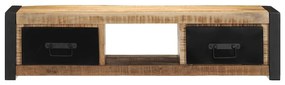 ντουλάπι τηλεόρασης vidaXL 100x30x25 cm Στερεό ακατέργαστο ξύλο Mango