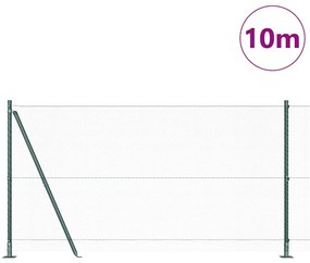 vidaXL Στύλος Περιφράξεων Πράσινο 10 x 1,2 μ (13 mm πλέγμα)