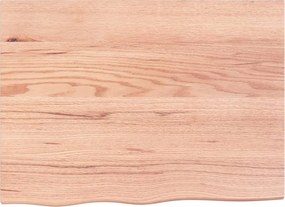 vidaXL Πάγκος Μπάνιου Αν. Καφέ 80x60x(2-6) εκ. Επεξεργ. Μασίφ Ξύλο