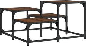 vidaXL Τραπεζάκι Σαλονιού Καφέ Δρυς 68 x 68 x 40 εκ. Επεξεργ. Ξύλο