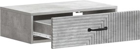 vidaXL Τραπεζάκι Τοίχου 59 x 34,5 x 17 εκ. Επεξεργασμένο Ξύλο