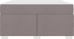 vidaXL Σκελετός Κρεβατιού Taupe 140 x 200 cm ύφασμα