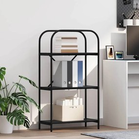 vidaXL Ράφι Βιβλίων Μαύρη δρυς 60 x 30 x 109 εκ Επεξεργασμένο ξύλο