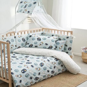 Σεντόνια Βρεφικά Cosmic (Σετ 3τμχ) Ciel Vesta Home Cradle 120x165cm 100% Βαμβάκι