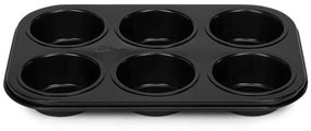 Φόρμα Muffins 6 Θέσεων 221.2892.1 27x18cm Black Patisse Steel