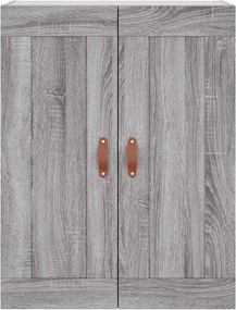 vidaXL Ντουλάπι Επιτοίχιο Γκρι Sonoma 69,5 x 34 x 90 εκ. Επεξεργ. Ξύλο