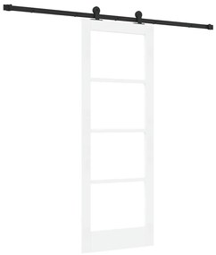 vidaXL Συρόμενη Πόρτα ORKDAL Λευκό 73.5 x 198.5 εκ. Ξύλο και μέταλλο