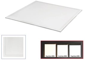 Adeleq Φωτιστικό Ψευδοροφής LED Panel Slim 60x60cm 48W 4000K Λευκό 21-604801