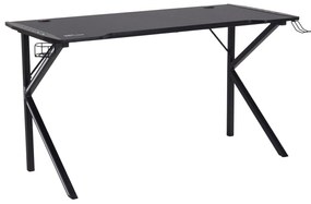 Τραπέζι γραφείου Oakland 512, 75x140x60cm, Μαύρο