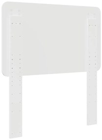 vidaXL Κεφαλάρι με κεφαλάρι Λαμπερό Λευκό 100 cm Επεξεργασμένο ξύλο