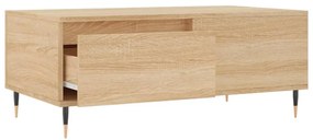 vidaXL Τραπεζάκι Σαλονιού Sonoma Δρυς 90x50x36,5 εκ. Επεξεργασμ. Ξύλο