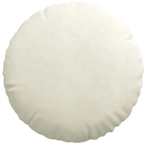 vidaXL Μαξιλάρια καθισμάτων 2 pcs Κρεμ Ø 40 x 13 εκ. Βελούδο