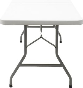 Τραπέζι catering Rodeo pakoworld πτυσσόμενο-βαλίτσα λευκό 240x76x74εκ