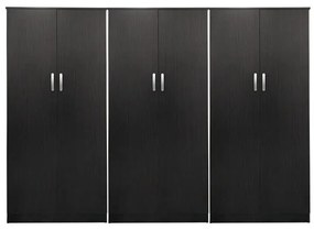 Ντουλάπα εξάφυλλη Lego wenge 240x42x180εκ 240x42x180 εκ.