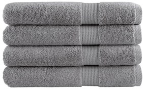 Πετσέτες Premium SOLUND 4 Τεμ. Γκρι 100x200 εκ. 600 γρ/μ²