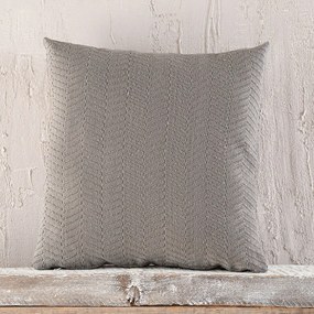 Μαξιλαροθήκη Διακοσμητική Ewan Grey Ρυθμός 40Χ40 Cotton-Polyester