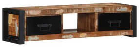 ντουλάπι τηλεόρασης vidaXL 100x30x25 cm από μασίφ ξύλο αναγεννημένο