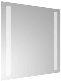 vidaXL Καθρέφτης Μπάνιου με LED 30x30 εκ.