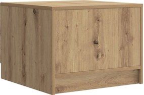 vidaXL Τραπεζάκι σαλονιού Artisan Δρυς 49 x 50 x 37 εκ.