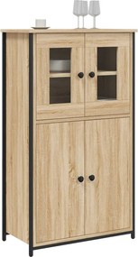 vidaXL Ντουλάπι Sonoma Δρυς 62 x 32 x 106,5 εκ.από Επεξεργασμένο Ξύλο