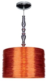 Φωτιστικό Οροφής Μονόφωτο Homelighting Acrilic Fan 77-1795 Orange