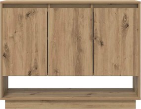 vidaXL Πλαϊνό γραφείο Artisan Oak 97 x 29 x 75 εκ. Επεξεργασμένο ξύλο